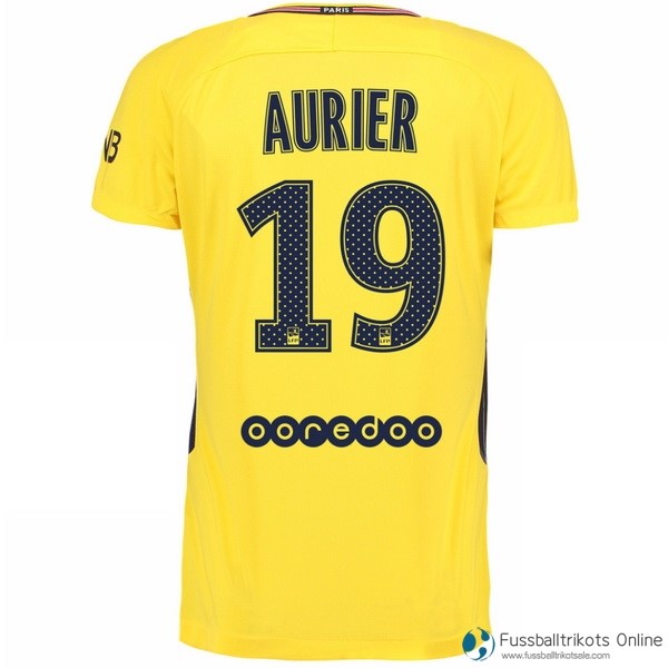 Paris Saint Germain Trikot Auswarts Aurier 2017-18 Fussballtrikots Günstig